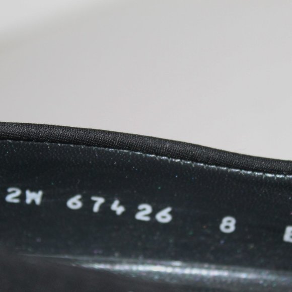 Stuart Weitzman Chunky Wedge Heel Slip On Shoes Like New Worn 1x - Picture 4 of 10